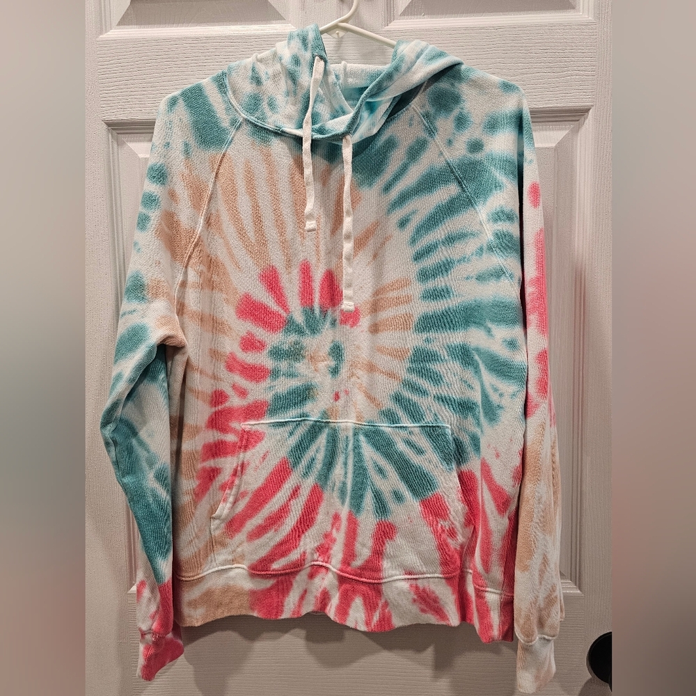 Tie dye hoodie! Multicolor - Worn maybe 10 times - Large
